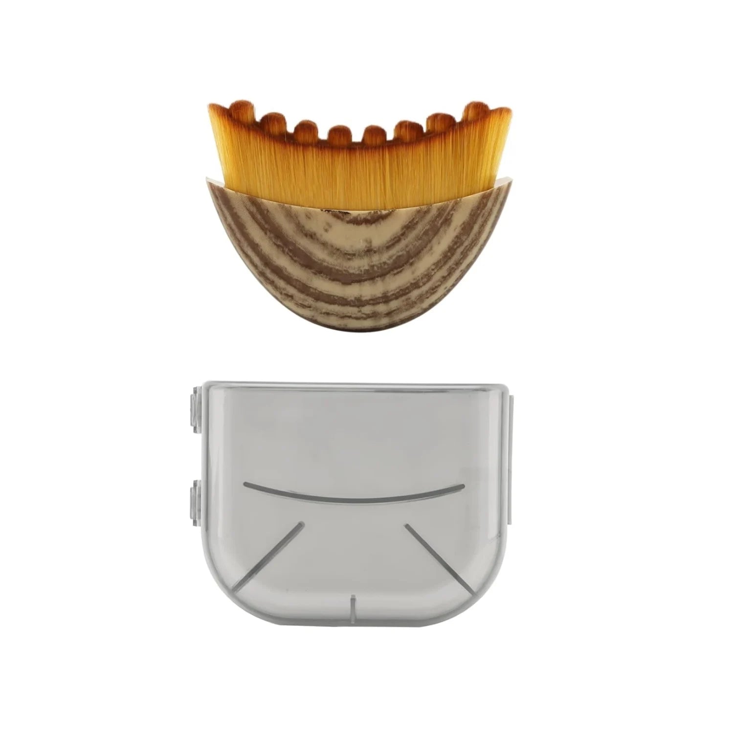 Facial Massage Brush for Face & Jawline, Ergonomic Dry Brush Designed for Precise Contour Fit, Manual Skin Massager Tool