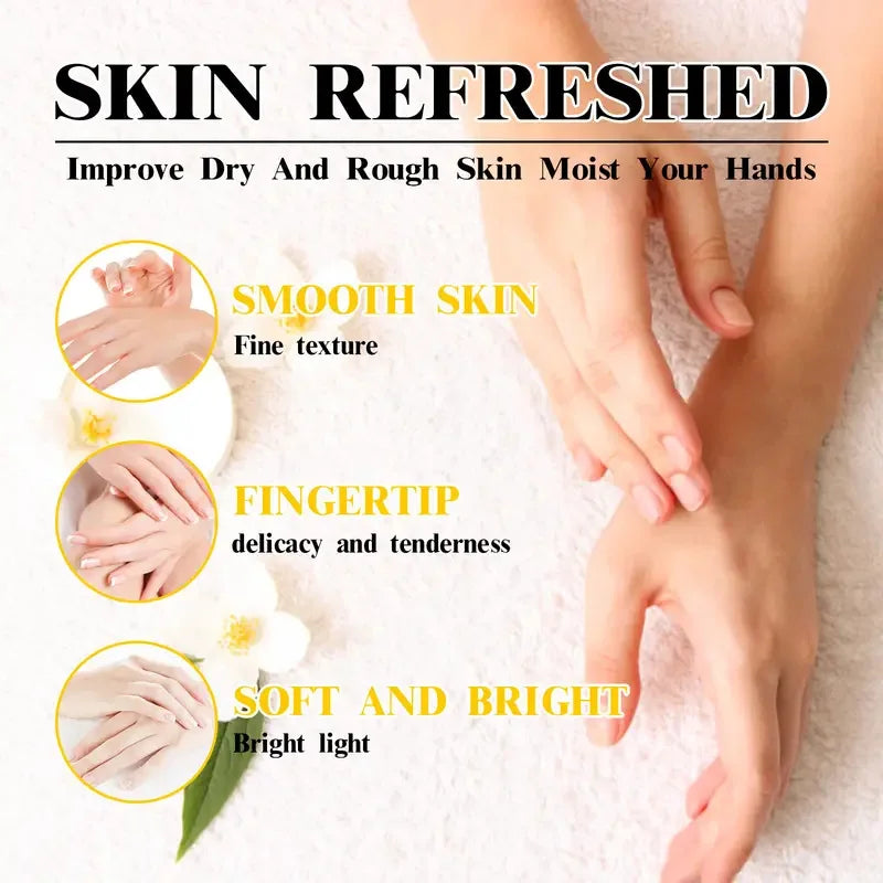 Mascarilla exfoliante e hidratante para manos