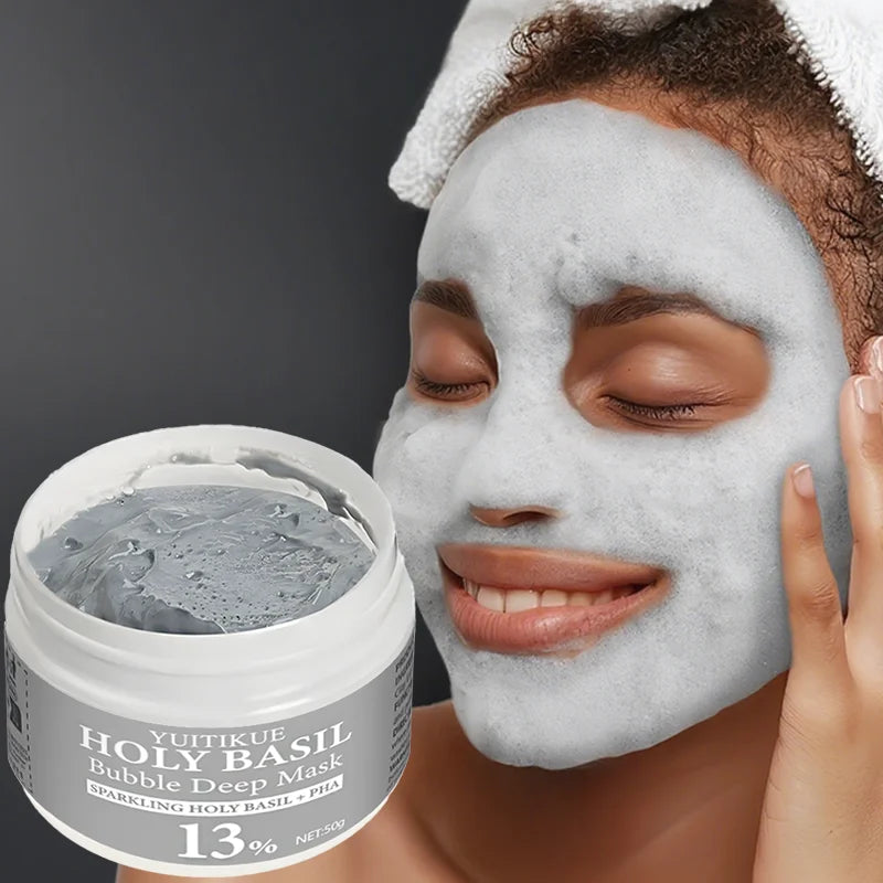 MASCARILLA FACIAL DE ARCILLA Y BURBUJAS