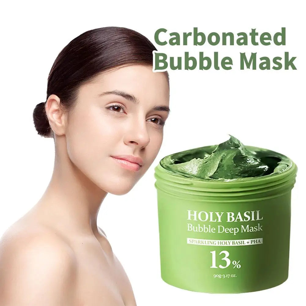MASCARILLA FACIAL HOLY BASIL BUBBLE DEEP MASK .LIMPIEZA PROFUNDA DE POROS