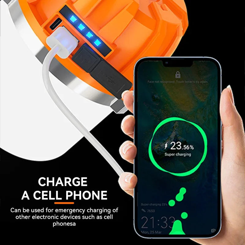 LAMPARA LED RECARGABLE USB CON POWER BANK