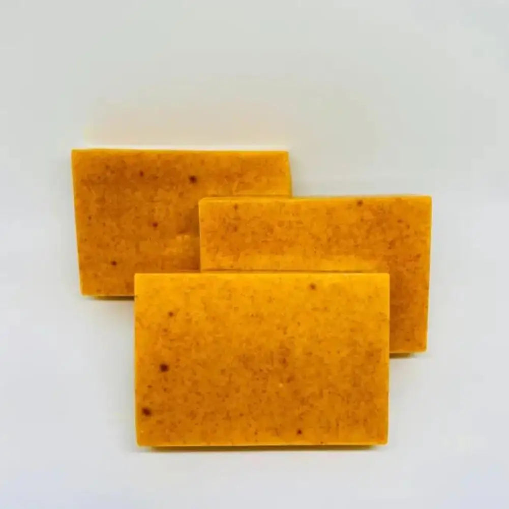 Jabon aclarante de curcuma y acido