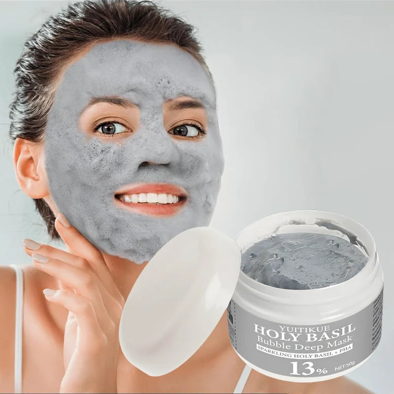 MASCARILLA FACIAL DE ARCILLA Y BURBUJAS