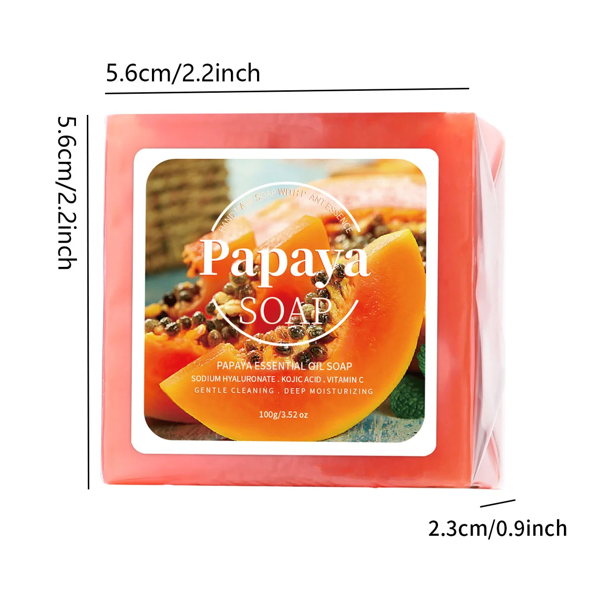 Jabòn de papaya aclarante para la cara y cuerpo