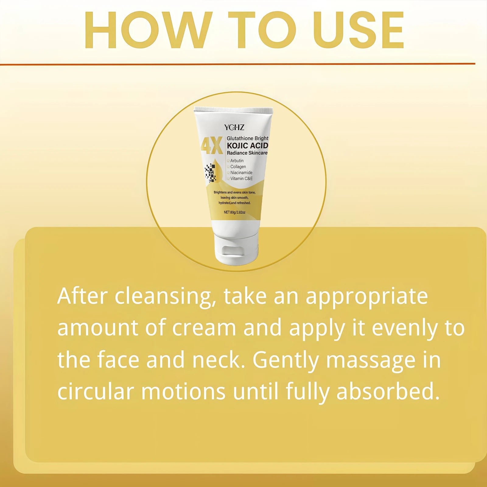 Crema facial de acido kojico para manchas y tono uniforme