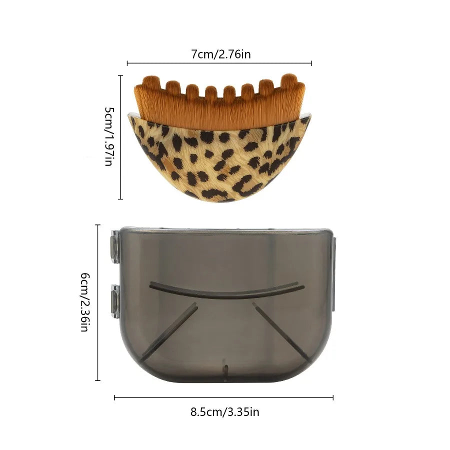 Facial Massage Brush for Face & Jawline, Ergonomic Dry Brush Designed for Precise Contour Fit, Manual Skin Massager Tool