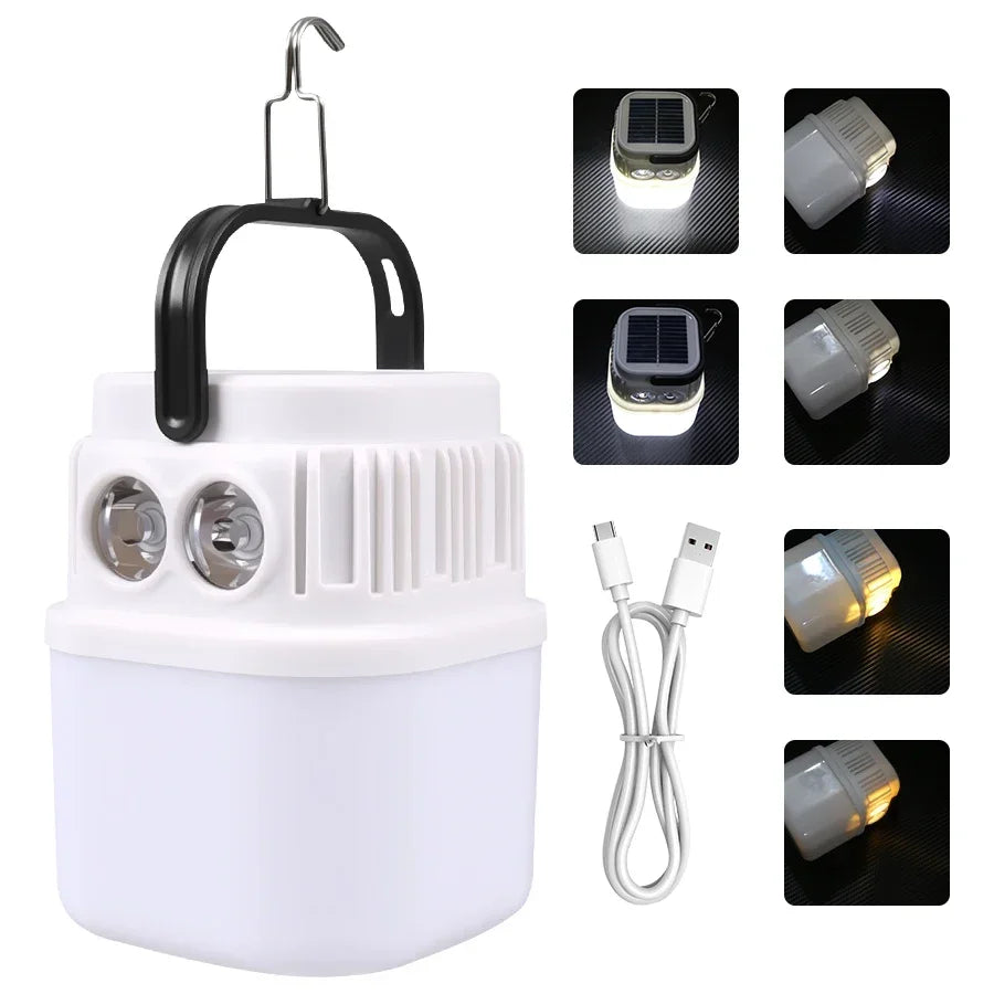 LAMPARA LED RECARGABLE USB CON POWER BANK