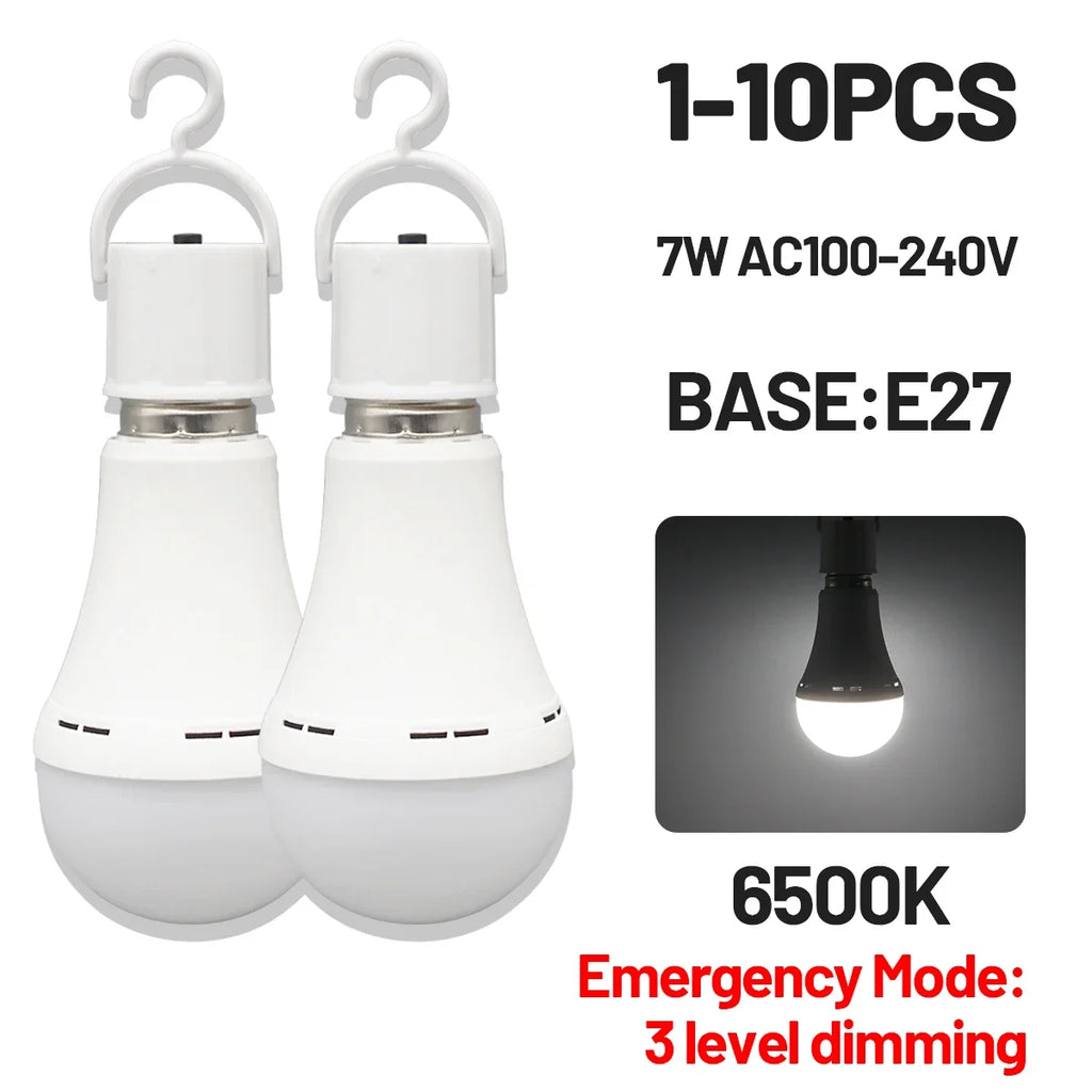 BOMBILLA LED RECARGABLE DE APAGONES E27