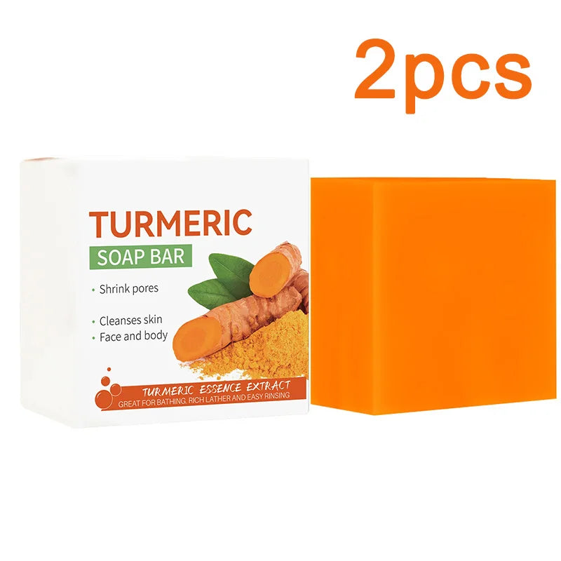 Jabon de curcuma aclarante de  cara y cuerpo