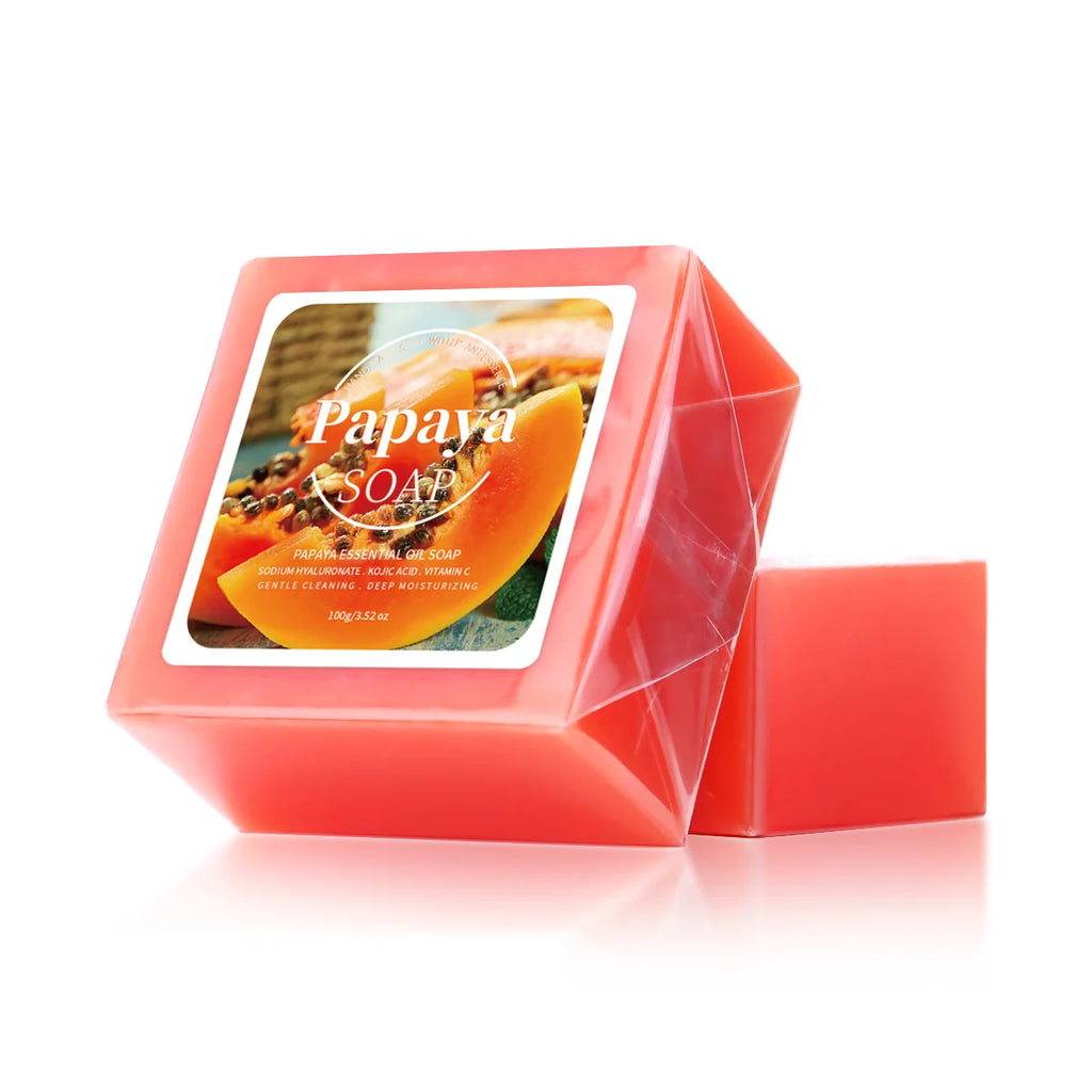 Jabòn de papaya aclarante para la cara y cuerpo