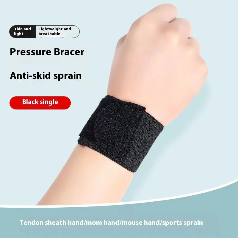 MUÑEQUERA DEPORTIVA AJUSTABLE DE COMPRESIÓN PARA SOPORTE Y PROTECCIÓN