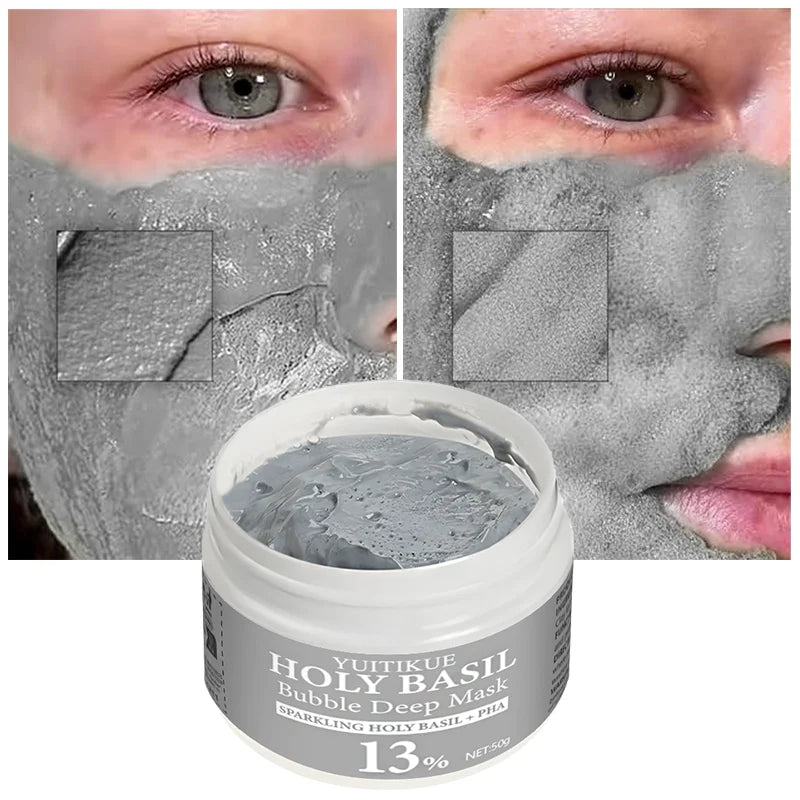 MASCARILLA FACIAL DE ARCILLA Y BURBUJAS