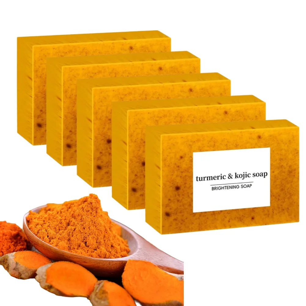 Jabon aclarante de curcuma y acido