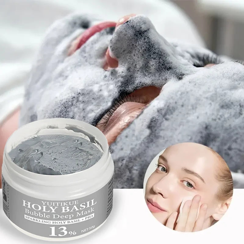 MASCARILLA FACIAL DE ARCILLA Y BURBUJAS