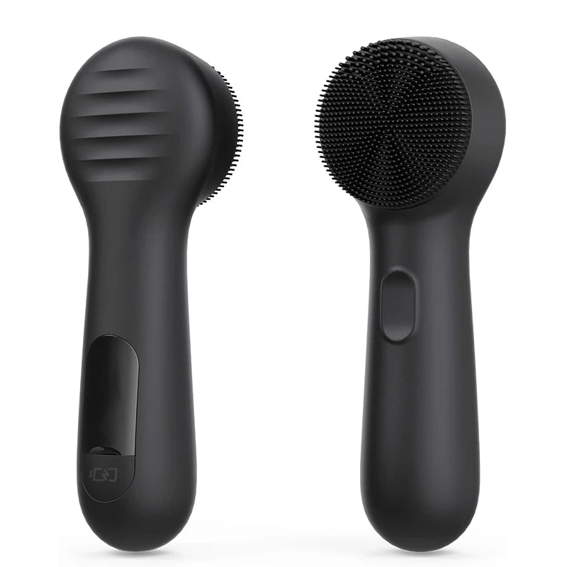 Facial and nasal blackhead cleaner, silicone facial cleansing brush, facial vibration massage, USB charging facial brush