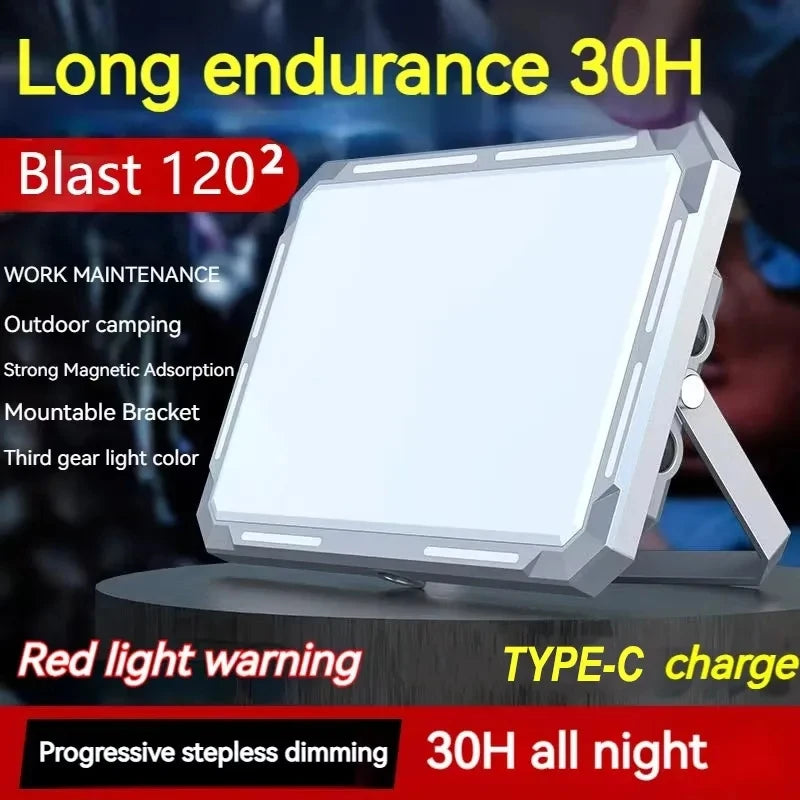 REFLECTOR LED RECARGABLE MULTIFUNCIONAL DE ALTA POTENCIA
