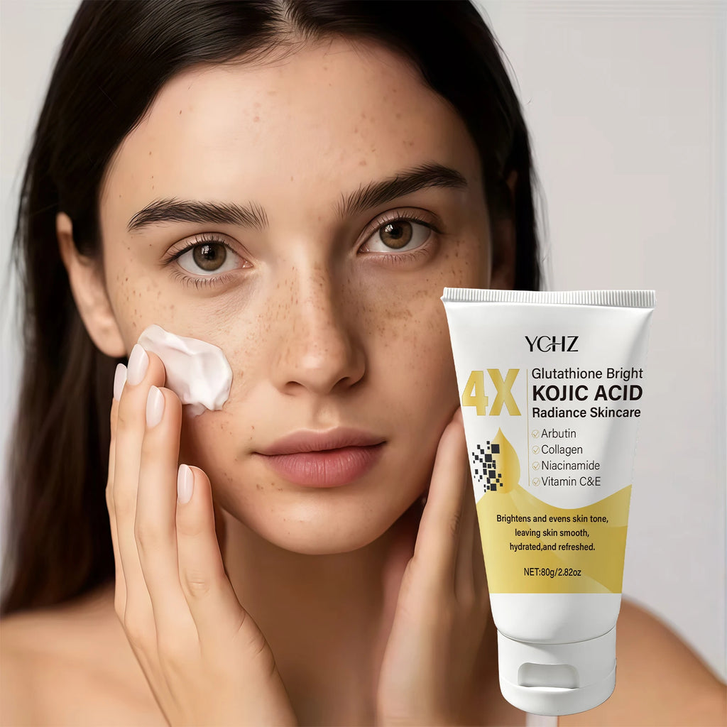 Crema facial de acido kojico para manchas y tono uniforme