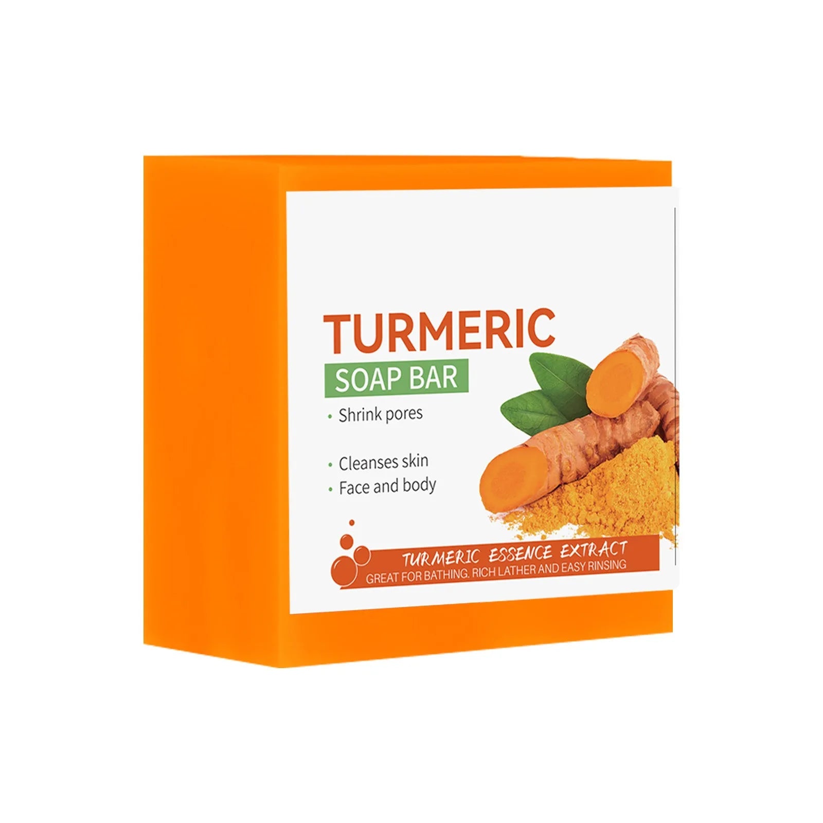 Jabon de curcuma aclarante de  cara y cuerpo